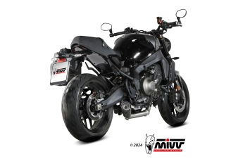 Mivv X-M5 Volledig Uitlaatsysteem zwart RVS zonder E-keur Yamaha MT-09 / SP / FZ-09 2024 -> , R9 2025 ->, XSR 900 / 900 GP 2022 ->