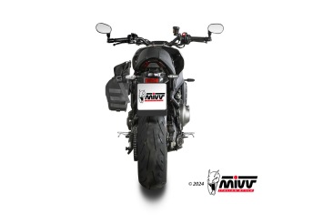 Mivv X-M5 Volledig Uitlaatsysteem zwart RVS zonder E-keur Yamaha MT-09 / SP / FZ-09 2024 -> , R9 2025 ->, XSR 900 / 900 GP 2022 ->