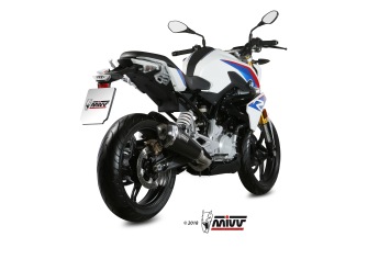 Mivv Delta Race RVS Black Compleet Uitlaatsysteem met E-keur BMW G 310 R 2018 > 2024