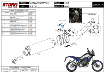 Storm By Mivv Oval RVS Slip-On Einddemper Met E-keur YAMAHA TENERE 700 2019 - 2024