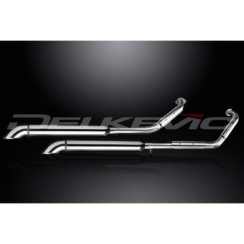 Delkevic COM39B5 volledig systeem Turn Out RVS 550mm zonder e-keur - Suzuki VL800 Intruder Volusia (2001-2016)