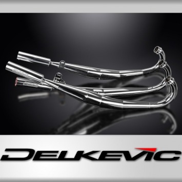 Uitlaten Suzuki GT750 1974-1977 verchroomd GT 750 zonder e-keur - (L/M/A/B Models)