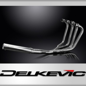 Delkevic volledig 4-1 RVS STRAIGHT CAN uitlaatsysteem zonder E-keur HONDA CB750 NIGHTHAWK 1991-2002 / CB750 F2 1992-2001