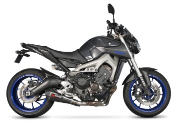 Scorpion Serket Taper Carbon Volledig uitlaatsysteem zonder E-keur Yamaha MT-09 2013 > 2020