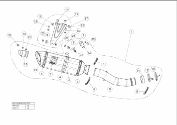 Akrapovic Slip-On Line Carbon Einddemper zonder E-keur Aprilia RSV4 2017 > 2020