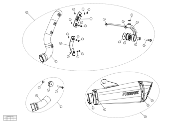 Akrapovic Slip-on Line Titanium Black met E-keur BMW R Nine T 2014 - 2023