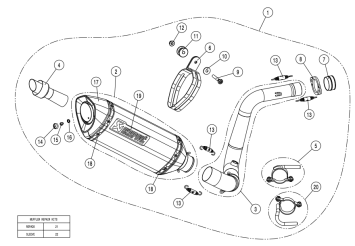 Akrapovic Racing Line Carbon Compleet Uitlaat Systeem zonder E-keur BMW G 310 GS 2017 > 2024