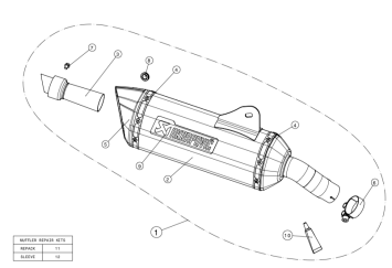 Akrapovic Slip-on Line RVS Einddemper met E-keur BMW C 600 Sport 2012 > 2015