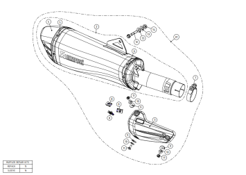 Akrapovic Slip-on Line Titanium Black Einddemper met E-keur Kawasaki Ninja H2 SX 2018 - 2020