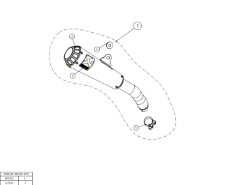 Akrapovic Slip-on Line Titanium Einddemper zonder E-keur Kawasaki Ninja 125 2019 - 2024