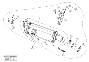 Akrapovic Slip-on Line Carbon Einddemper zonder E-keur Kawasaki Ninja 400 2018 - 2025