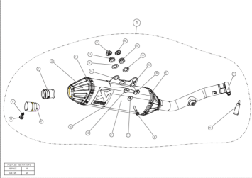 Akrapovic Slip-on Line Titanium Einddemper zonder E-keur Suzuki RM-Z 250 2010 - 2018