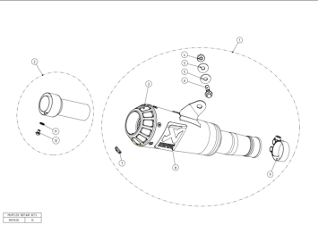 Akrapovic Slip-on Line Titanium Einddemper zonder E-keur Yamaha YZF-R6 2006 > 2025