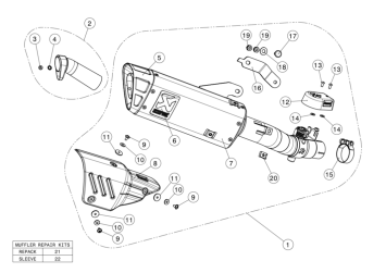 Akrapovic Slip-on Line Titanium Einddemper met E-keur Yamaha YZF R6 2017 > 2024