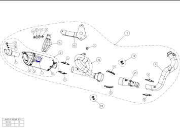 Akrapovic Racing Line Carbon Volledig Uitlaatsysteem zonder E-keur Yamaha Tracer 700 / GT 2016 > 2019