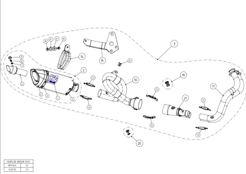 Akrapovic Racing Line Carbon Volledig Uitlaatysteem zonder E-keur Yamaha XSR700 / XTribute 2016 > 2024