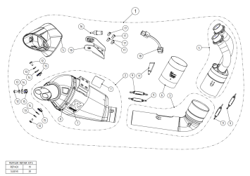 Akrapovic Racing Line Titanium Volledig Uitlaatsysteem met E-keur Yamaha XSR 700 / XTribute 2021 - 2023