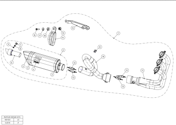 Akrapovic Racing Line Carbon Volledig Uitlaatsysteem zonder E-Keur Yamaha XSR 900 2016 > 2021