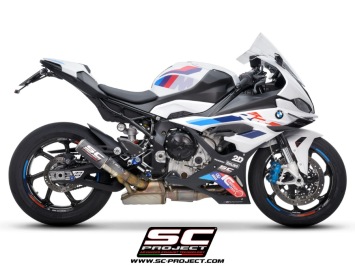 SC-Project CR-T Carbon With Stoneguard Grid Slip-On Einddemper Euro5 Gekeurd BMW S 1000 RR 2023 - 2024