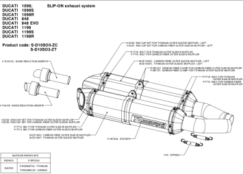 Akrapovic Slip-on Line Carbon Einddemper zonder E-keur Ducati 848 / Evo 2008 - 2014