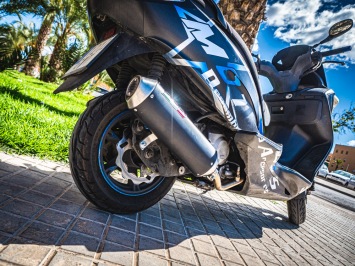 GPR Evo4Road RVS Slip-on Einddemper met E-keur incl. Katalysator Yamaha X-Max 125 2006 - 2016