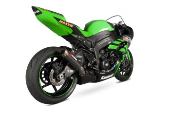 Scorpion Exhaust RP-1 GP Carbon Slip-on zonder E-keur Kawasaki Ninja ZX-6R 2009 - 2012