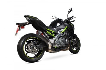 Scorpion Exhaust Serket Taper Carbon Slip-on Einddemper zonder E-keur Kawasaki Z900 2017 - 2019