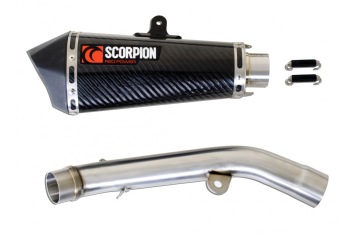 Scorpion Exhaust Serket Taper Carbon Slip-on Einddemper zonder E-keur Kawasaki Z 800 2013 - 2016