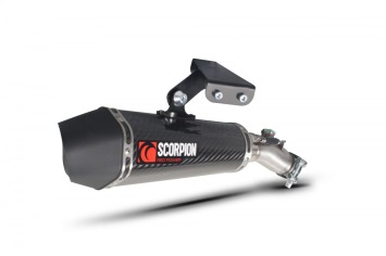 Scorpion Exhaust Serket Taper Carbon Slip-on Einddemper met E-keur Kawasaki Versys 650 2007 > 2014