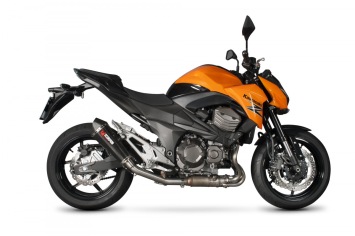Scorpion Exhaust Serket Taper Carbon Slip-on Einddemper zonder E-keur Kawasaki Z800E 2013 - 2016