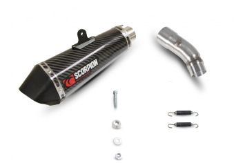 Scorpion Exhaust Serket Taper Carbon Slip-on Einddemper zonder E-keur Kawasaki Ninja ZX-6R 2013 - 2018