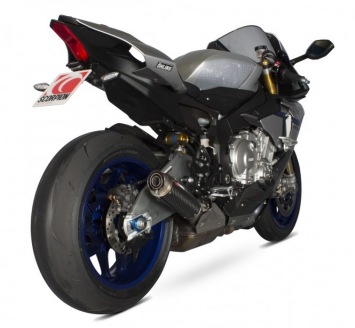 Scorpion Exhaust RP-1 GP Carbon Slip-on Einddemper zonder E-keur Yamaha YZF 1000 R1 / R1M 2015 > 2019