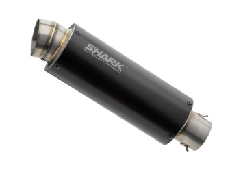 Shark SRC 4 Aluminium Black Slip-on Einddemper met E-keur Yamaha YZF-R3 2015 - 2021