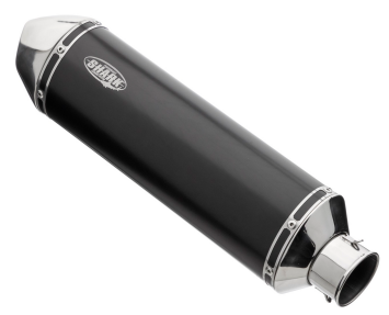 Shark DSX-5 Aluminium Black met RVS Endcap Einddemper met E-keur Honda CB500F 2013 > 2015