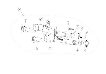 Akrapovic Slip-On Line Titanium Einddempers Set zonder E-keur Kawasaki Z1000 2014 - 2020