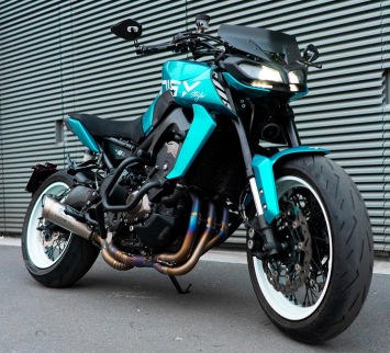 Spark Grid-O Titanium Special Edition Compleet Uitlaatsysteem zonder E-keur Yamaha MT-09 2013 > 2020