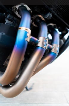 Spark Grid-O Titanium Special Edition Compleet Uitlaatsysteem zonder E-keur Yamaha MT-09 2013 > 2020