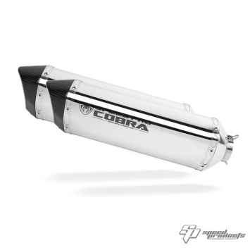 Speedpro Cobra RX77 RVS Polished Einddemper Set met E-keur Honda ST1300 Pan European 2002 2017