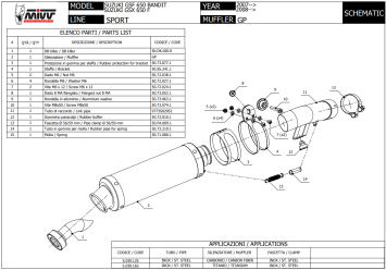 Mivv GP Carbon Slip-on Einddemper met E-keur Suzuki GSX 650 F 2008 > 2015