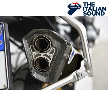 Termignoni Titanium Black Einddemper Euro5 gekeurd BMW R1250GS / Adventure 2019 - 2022