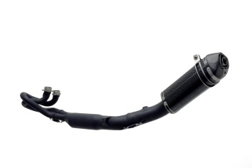 Termignoni Relevance Carbon Black Edition Volledig Uitlaatsysteem met E-keur Yamaha T-max 530 2012 > 2016