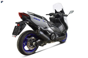 Termignoni Titanium Black Volledig Uitlaatsysteem zonder E-keur Yamaha T-max 560 2020 - 2024