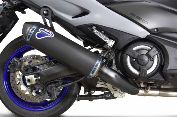 Termignoni Titanium Black Volledig Uitlaatsysteem zonder E-keur Yamaha T-max 560 2020 - 2024