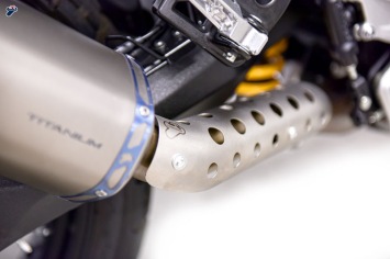 Termignoni Hexagonal Titanium / RVS Einddemper met E-keur Yamaha Tenere 700 20/21