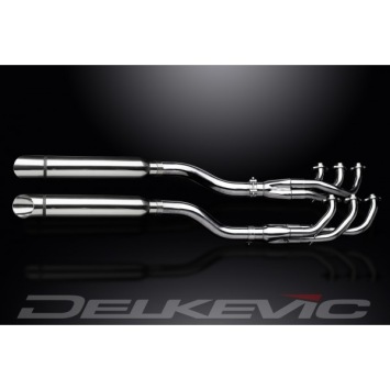 Delkevic volledig systeem Round RVS 410mm zonder e-keur - F6C Valkyrie (GL1500C) (1996-2003)