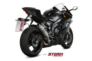 Storm By Mivv GP RVS Slip-On Einddemper Met E-keur YAMAHA YZF 600 R6 2017 - 2021